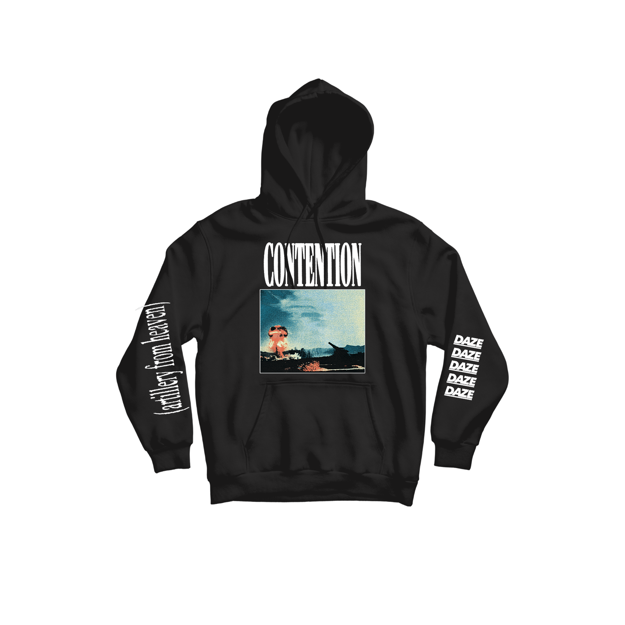 contention "album cover" hoodie